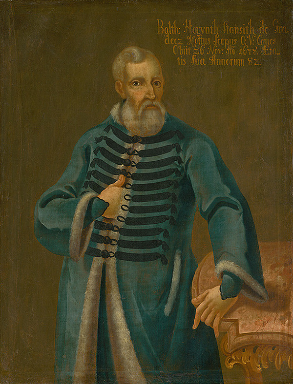 Neznámy maliar – Podobizeň Baltazára Horvátha-Stančiča ako 82 ročného starca 