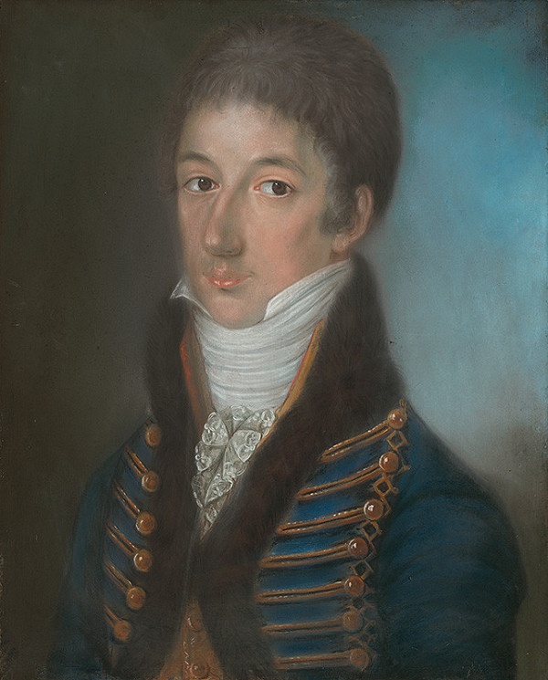 Stredoeurópsky (viedenský) maliar pastelov – Portrait of Baron Alojz Mednyánszky 