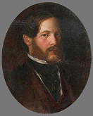 Kálmán Rudnyánszky – Portrait of Baron Gejza Mednyánszky 