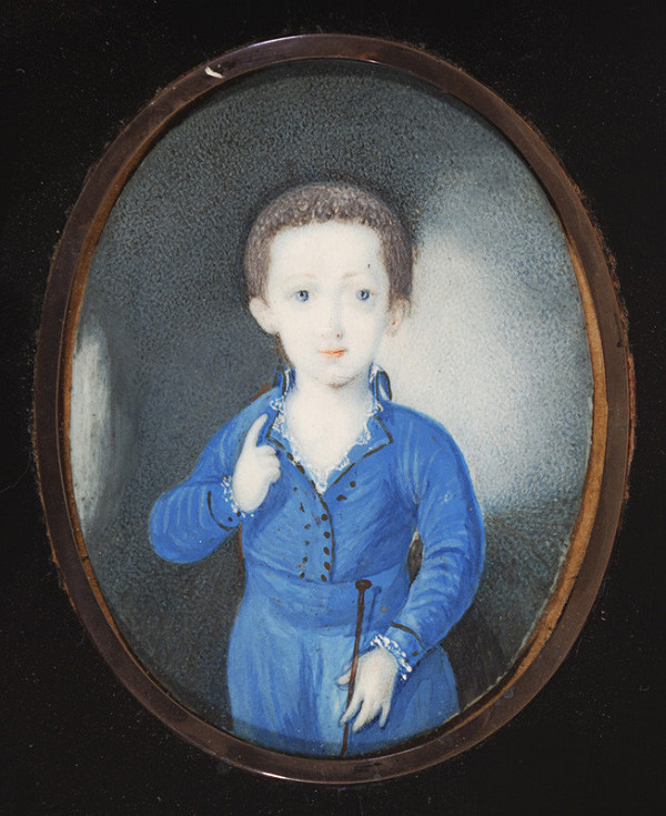 Stredoeurópsky miniaturista zo začiatku 19. storočia – Portrait of Hugo Szirmay as a Child
