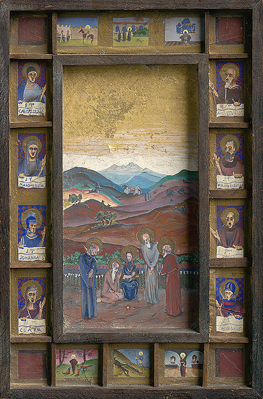 Stredoeurópsky maliar z 1. polovice 20. storočia, Tivadar Csontváry – Maľovaná viacdielna ikona v ráme