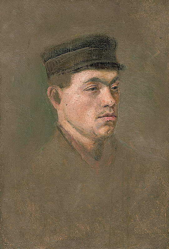 Ladislav Mednyánszky – Head Study of a Craftsboy 