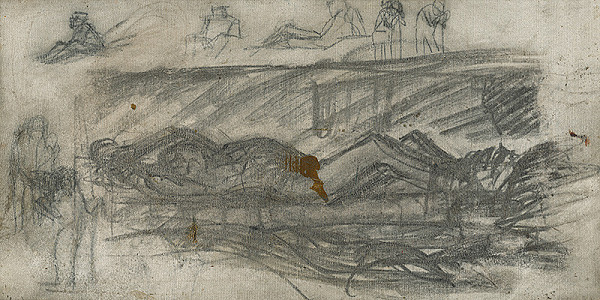 Ladislav Mednyánszky – Štúdia priviazaného otroka a iných motívov 