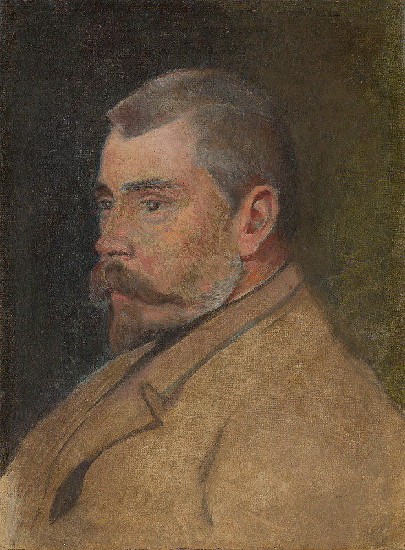 Ladislav Mednyánszky – Portrait of Brother-in-law, Štefan Czóbel