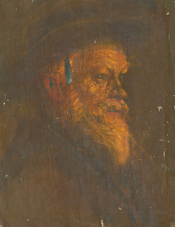 Ladislav Mednyánszky – Study of an Old Man's Head