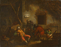 Adriaen van Ostade – Smokers (Allegory of Smell) 