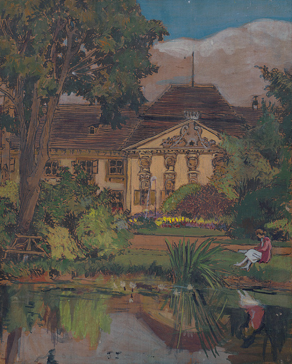 Margita Czóbelová – Nádvorie zámku 