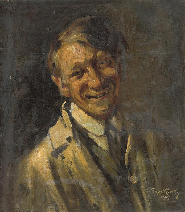František Gyurkovits – Portrét muža