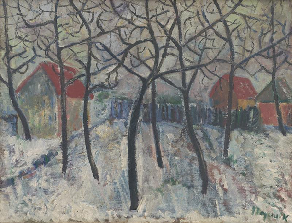 Cyprián Majerník – Trees in a Garden