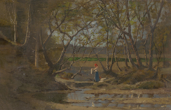 Ferdinand Katona – Dievča pri potoku 
