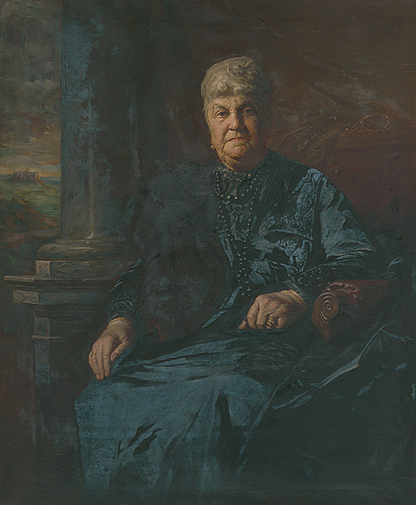 Andrej Bača – Portrait of Countess Csákyová