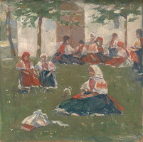 Jaroslav Augusta – Pred kostolom 