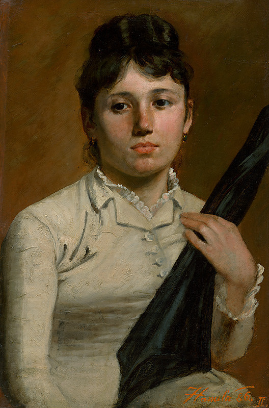 Jozef Hanula – Žena s dáždnikom 