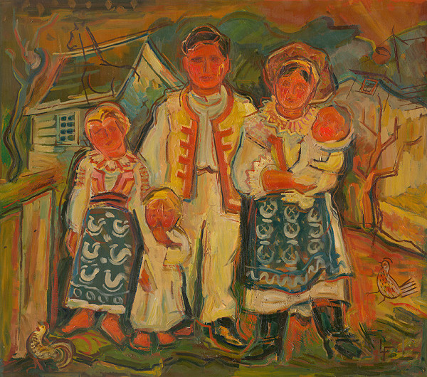 Ľudovít Fulla – Family from Revúca