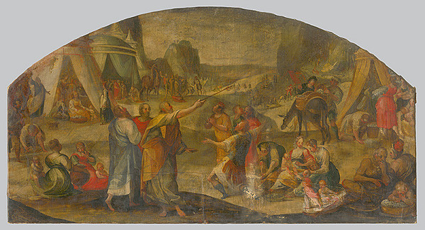 Stredoeurópsky maliar z 18. storočia – Návrh na lunetovú výzdobu 