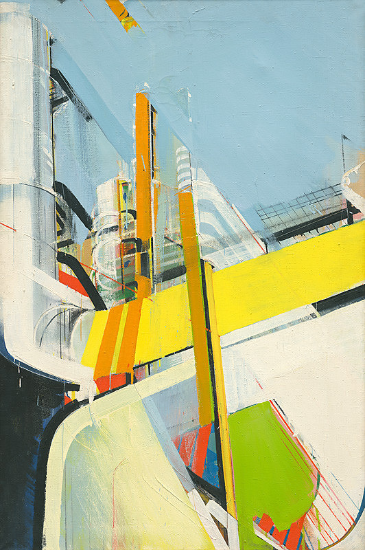 Milan Hrčka – Motív zo Slovnaftu 