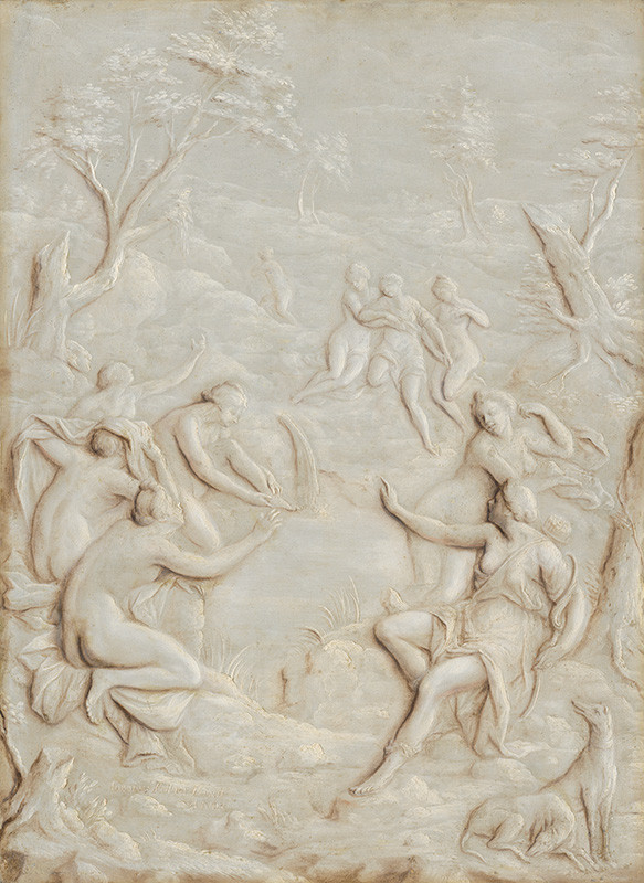 Jacobus Kellner – Diana a Kallistó, 1763, Slovenská národná galéria 