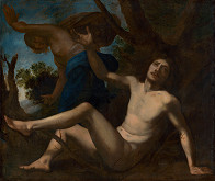 Felice Ficherelli – Svätý Benedikt uniká pred pokušením 