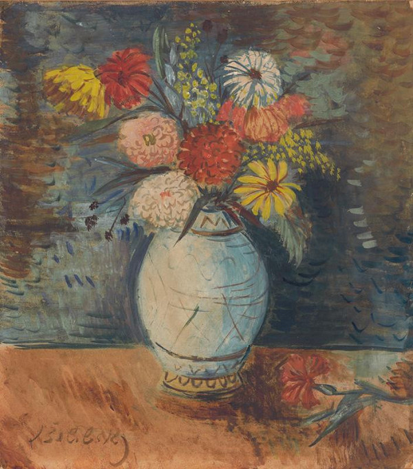 Ján Želibský – Still Life with a Bouquet