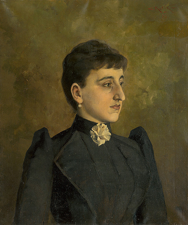 Cyril Kutlík – Podobizeň Justíny Bartákovej z Humpolca 