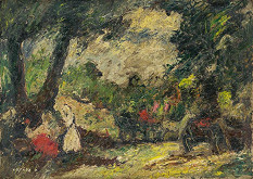 Károly Kotász – Scene in a Park 