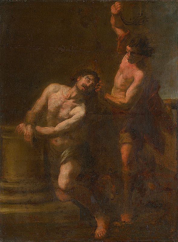 Taliansky maliar okolo roku 1700 – Bičovanie Krista