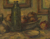 Gustáv Gerö – Still Life with a Bottle 