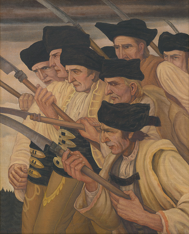 Janko Alexy: Slovenskí povstalci, 1928, Slovenská národná galéria
