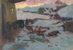 Alois Kalvoda – Winter Landscape 