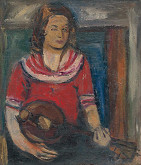 Jozef Šturdík – Dievča s hudobným nástrojom 