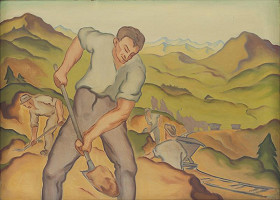 Ľudovít Križan – Robotníci v lome 