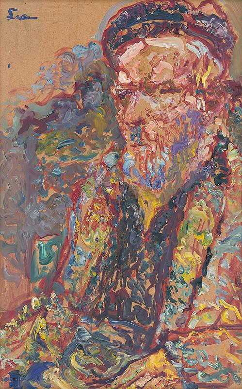 Lea Mrázová – Portrait of Poet Rúfus 