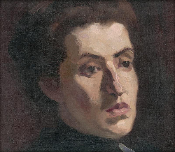 Slovenský maliar zo začiatku 20. storočia – Štúdia hlavy 