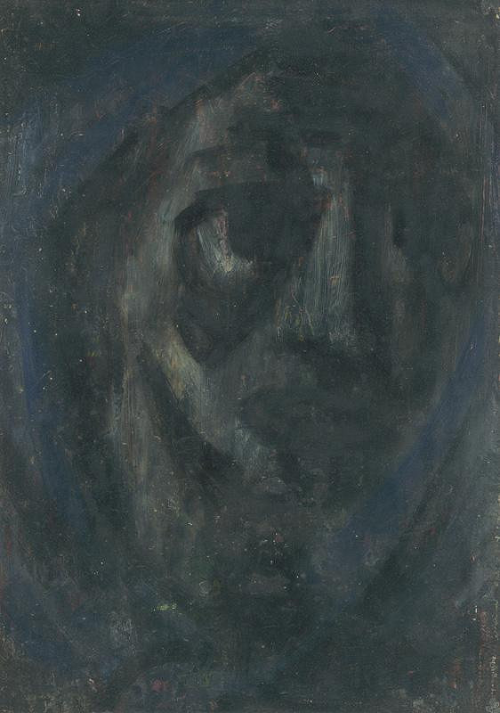 Július Lőrincz – Žena v šatke I. 