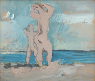 Július Lőrincz – Na pláži 