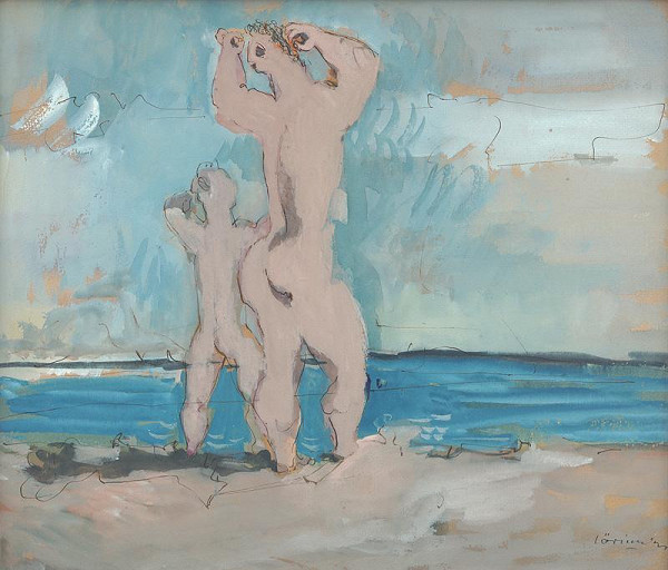 Július Lőrincz – Na pláži 