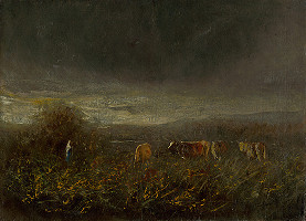 Ladislav Mednyánszky – Večer na pastve 