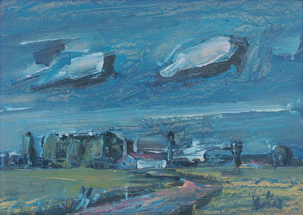 Július Lőrincz – Rovinná krajina 