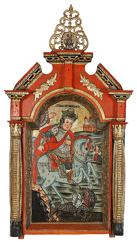 Neznámy ikonopisec – Saint George Fighting the Dragon 