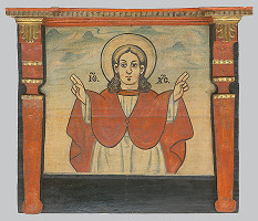 Neznámy ikonopisec – Žehnajúci Kristus Emanuel 