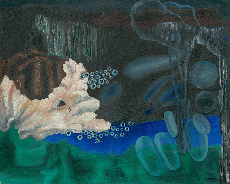 Toyen – Jazerná záhrada, 1932