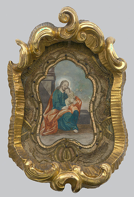 Stredoeurópsky maliar z 18. storočia – Svätý Jozef s Ježiškom 