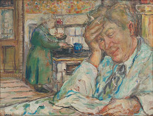 Július Jakoby – Autoportrét s matkou 