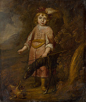 Matthys van den Bergh – Portrait of a Boy as a Hunter 