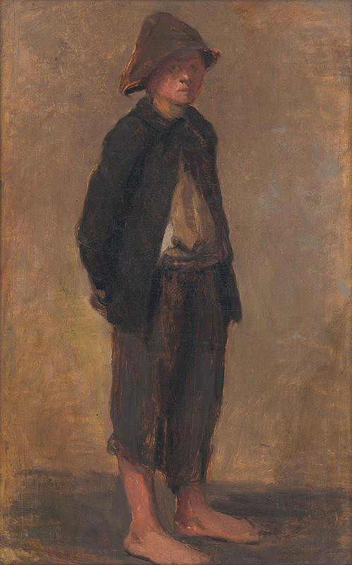 Elemír Halász-Hradil – Study of a Standing Boy