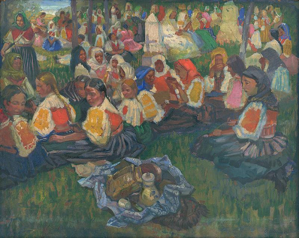 Otto Ottmar – Detva People before Pilgrimage 