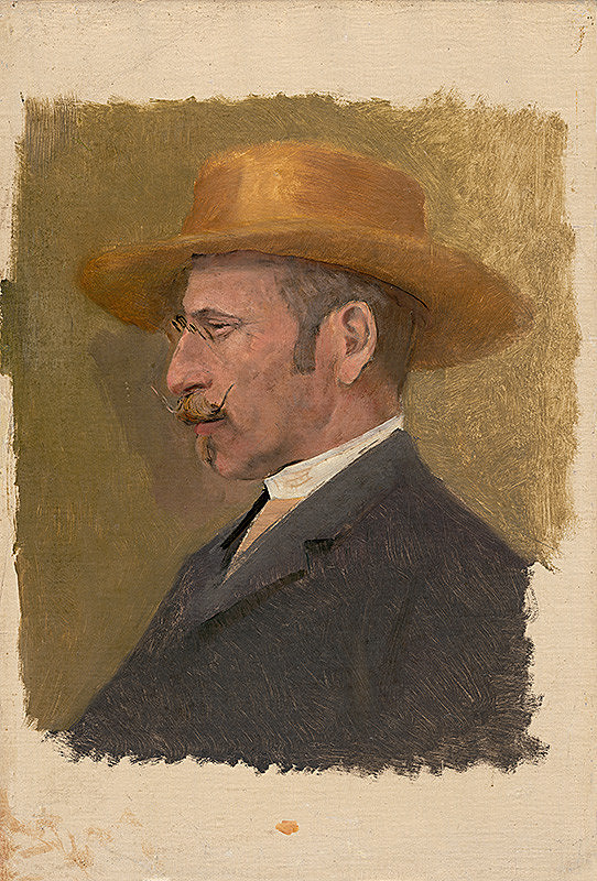 Ladislav Mednyánszky – Dandy in a Yellow Hat