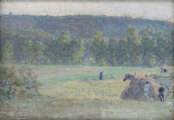 Maximilián Schurmann – The Hay Harvest in Giverny 