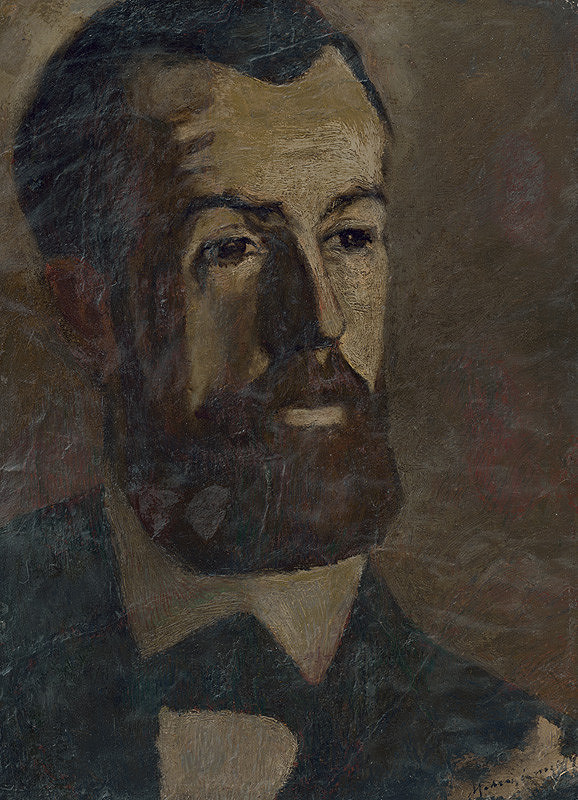 Ladislav Mednyánszky – Portrét muža s briadkou
