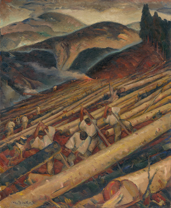 Martin Benka – Lumberjacks on Salatín